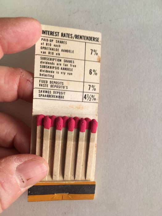 VINTAGE TWO  MATCH BOOKS