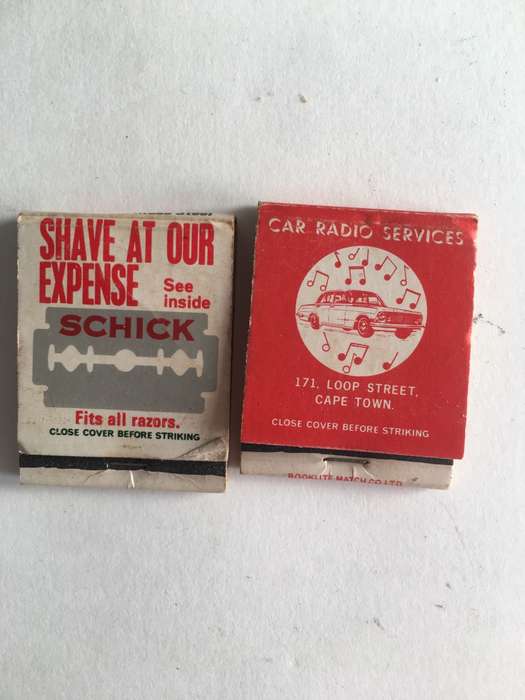 VINTAGE TWO MATCH BOOKS