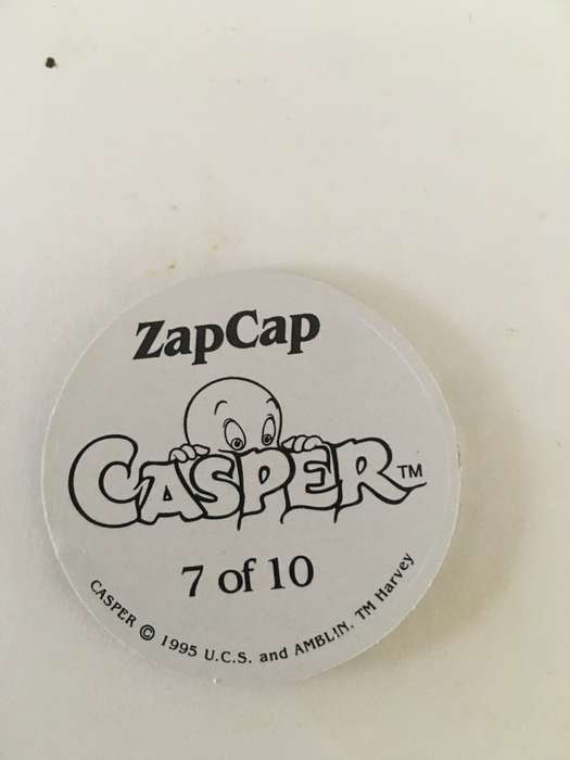 ZAPCAP CASPER TAZO 1995 - HOLOGRAM TAZO - NO. 7