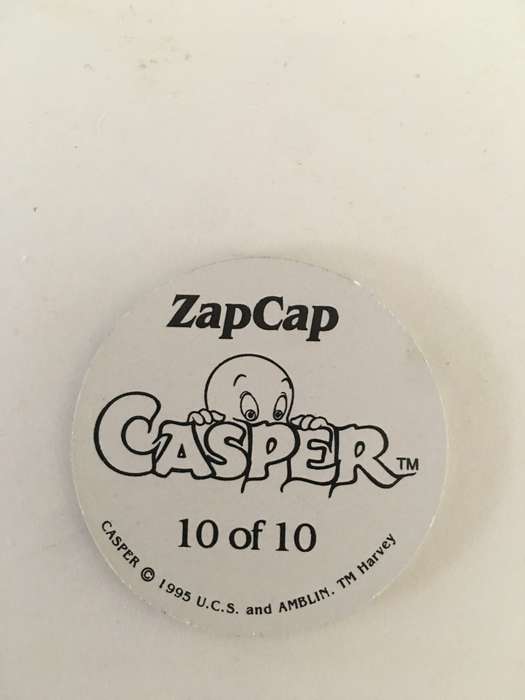 ZAPCAP CASPER TAZO 1995 - HOLOGRAM TAZO - NO. 10