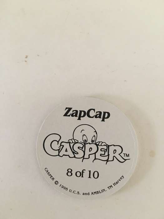 ZAPCAP CASPER TAZO 1995 - HOLOGRAM TAZO - NO. 8