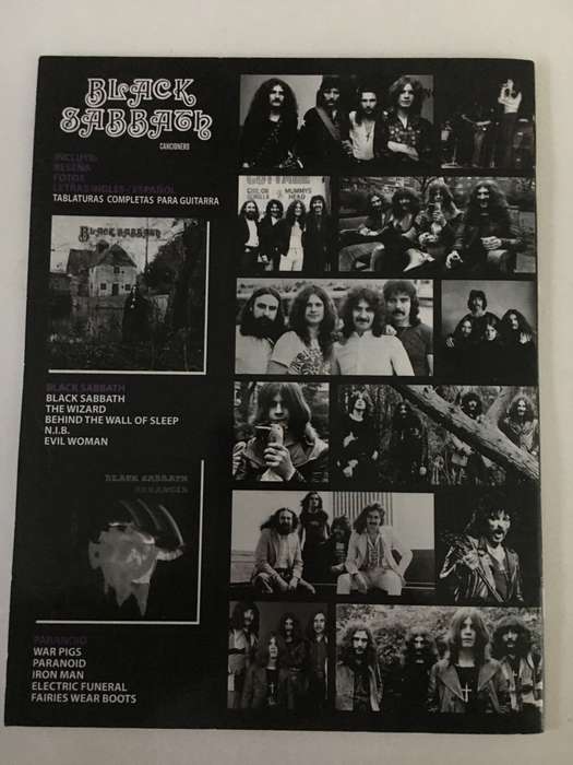 MUSIC BOOK  - BLACK SABBATH