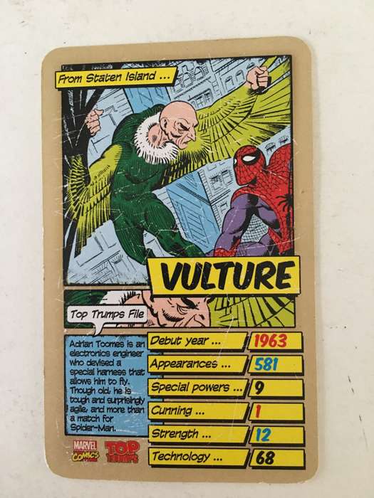 VINTAGE DC / MARVEL TOPPS TRADING CARD -  VULTURE