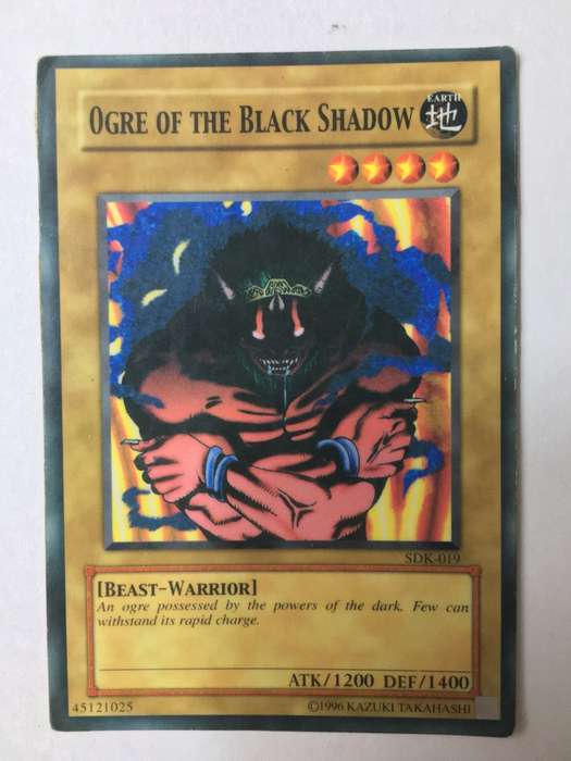 YU-GI-OH TRADING CARD - OGRE OF THE BLACK SHADOW