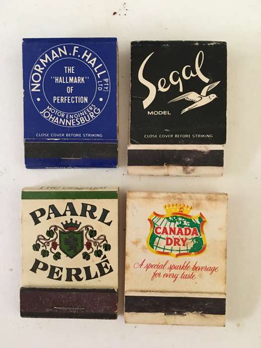 4 VINTAGE MATCH BOOKS MATCHES IN