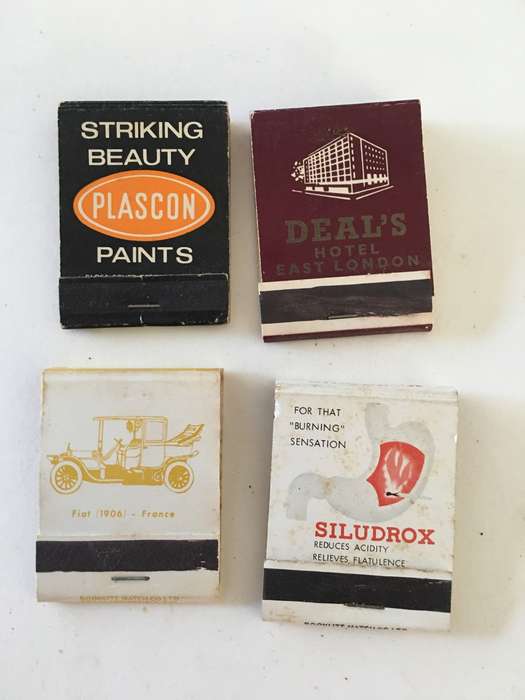 4 VINTAGE MATCH BOOKS MATCHES IN