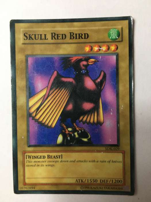 YU-GI-OH TRADING CARD -  SKULL RED BIRD
