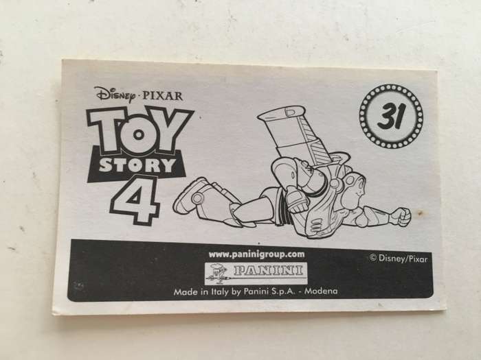 PANINI - DISNEY PIXAR TOY STORY 4 COLLECTOR STICKER -NO 31