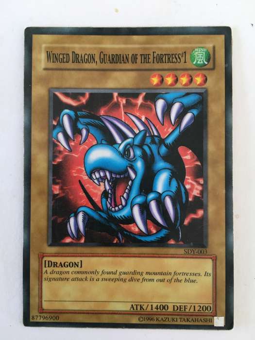 YU-GI-OH TRADING CARD - WINGED DRAGON GUARDIAN OF THE FORTRESS #1