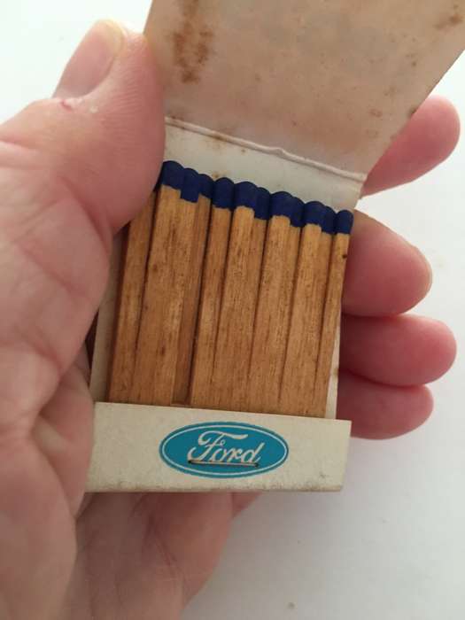 VINTAGE MATCH BOOK - FORD -ESCORT
