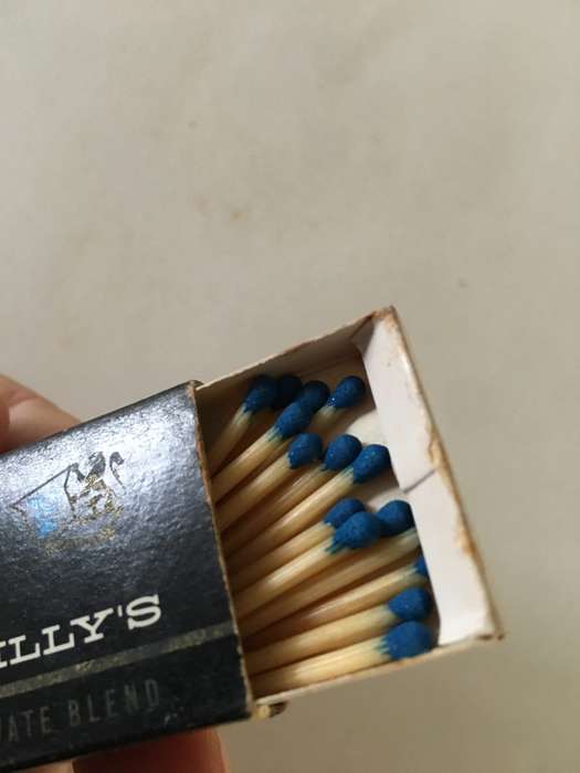 VINTAGE MATCH BOX WITH MATCHES