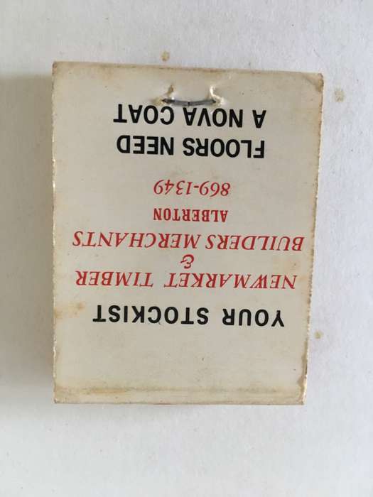 VINTAGE MATCH BOOK WITH MATCHES