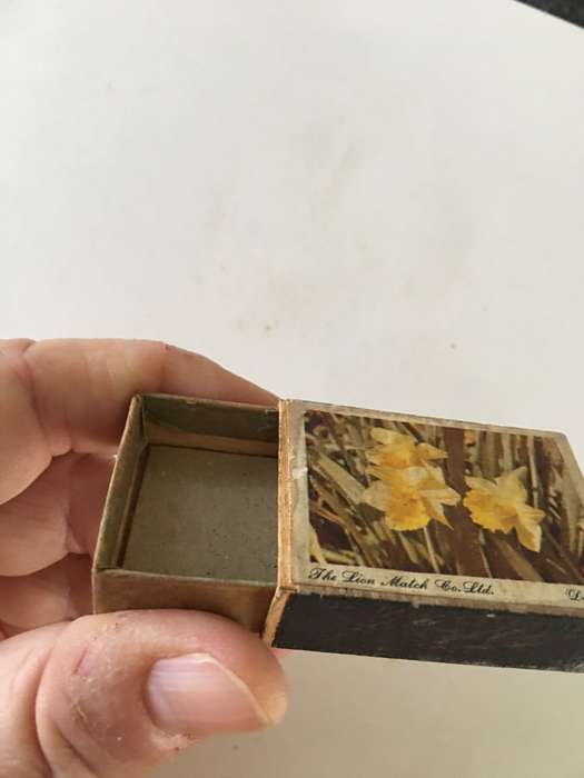 VINTAGE MATCH BOX EMPTY