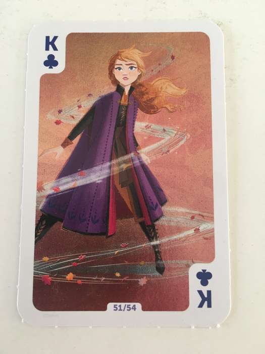 LOVELY  DISCHEM - DISNEY'S FROZEN II -  TRADING / PLAYING CARD - NO. 51 OF 54