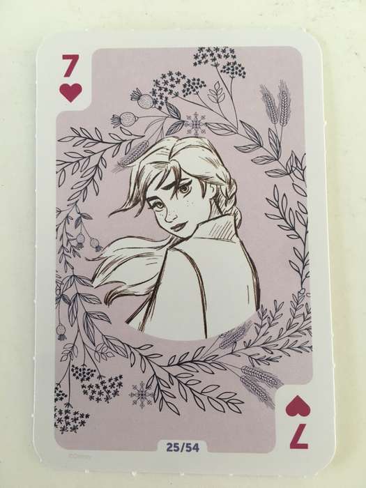 LOVELY DISCHEM DISNEY'S FROZEN II - TRADING CARD / PLAYING CARD - NO. 25 OF 54