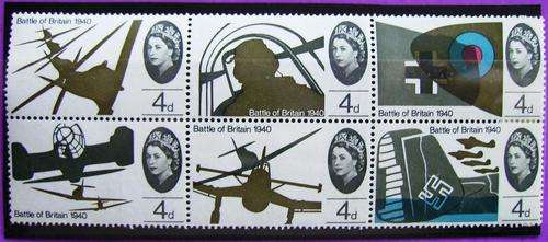 Battle of Britain 1965 mint stamps