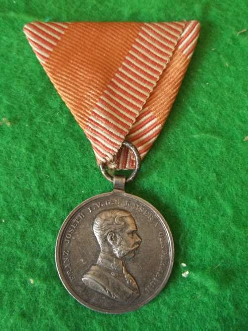 AUSTRIA / HUNGARIAN SILVER MEDAL FOR BRAVERY