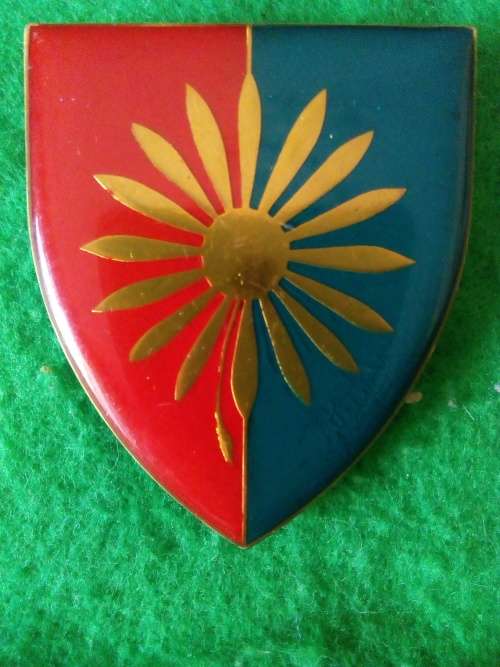 SADF - N TRANSVAAL COMMAND WORKSHOP METAL SHOULDER FLASH  - PINS INTACT