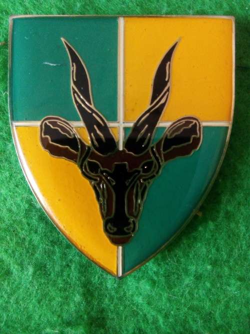 SADF - GROUP 27 HQ. METAL SHOULDER FLASH  - PINS INTACT