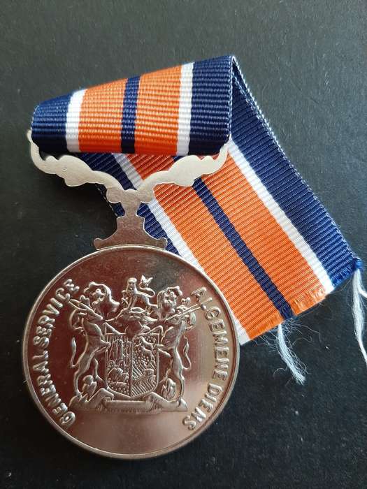 SADF - FULL SIZE GENERAL SERVICE MEDAL (NUMBERED)