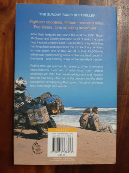 EWAN McGREGOR & CHARLEY BOORMAN - LONG WAY DOWN  -SPHERE  SOFTCOVER  12.5 X 19.7 CM