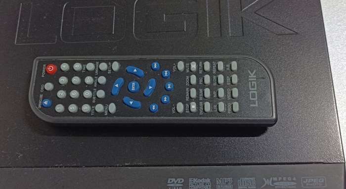 Logik DVD player with USB and MPEG4 support. Model DV 7750. Coaxial SPDIF out