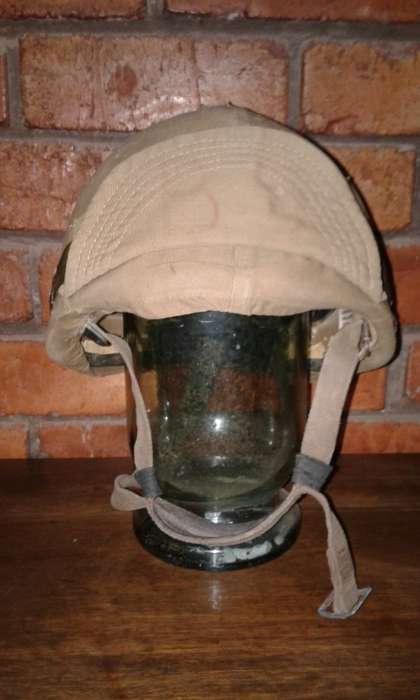 1983 First Local Production : SADF Paratrooper M83 Kevlar Helmet w/ Nutria Cover (1st Type).