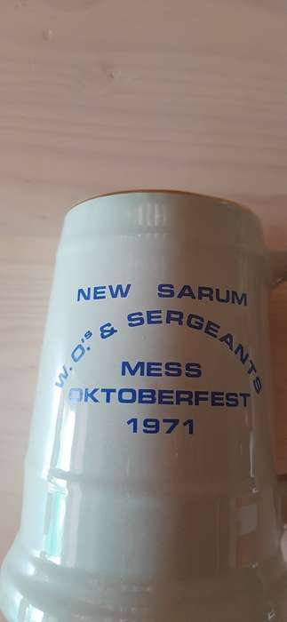 *Rhodesian Bush War* - 1971 Rhodesian Airforce New Sarum W.O's & Sergeant's Mug.