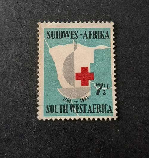 ** 1963 SWA Red Cross Centenary 7½c Stamp (Unused).**