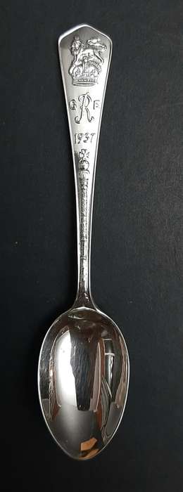 Stunning .925 Sterling Silver 1937 King George VI Coronation Tea Spoon Set (x6)