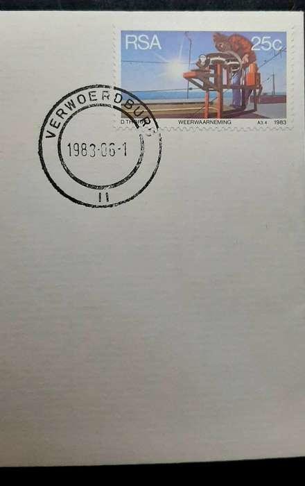 ** South African Air Force: 28 Squadron 1943-83 FDC Signed w/ Insert Card.**