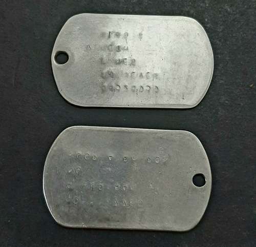 Border War: 1980s SADF ID Tags / Dog Tags [Named] (x 2)