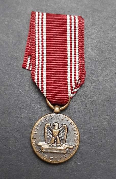 United States Army Good Conduct Miniature Medal with Ribbon