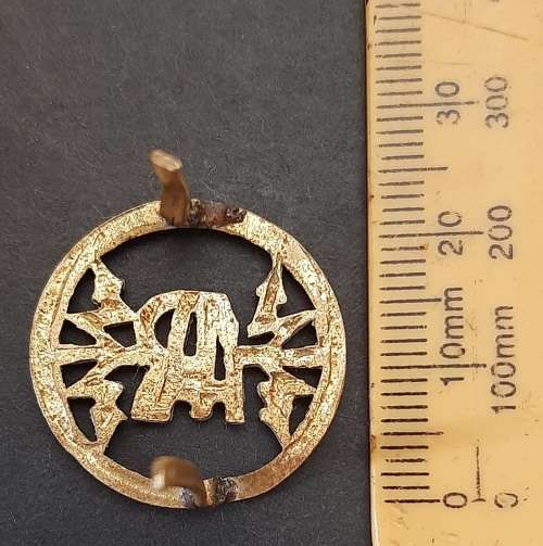 WW2 Italian Air Force Officer's Brass Epaulette Insignia