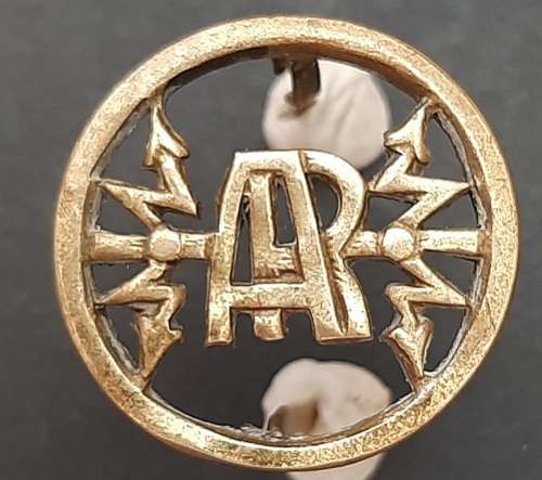 WW2 Italian Air Force Officer's Brass Epaulette Insignia