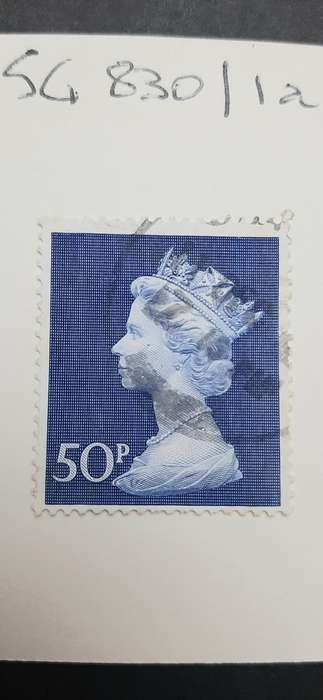 1972 Great Britain QEII 20p & 50p Stamps