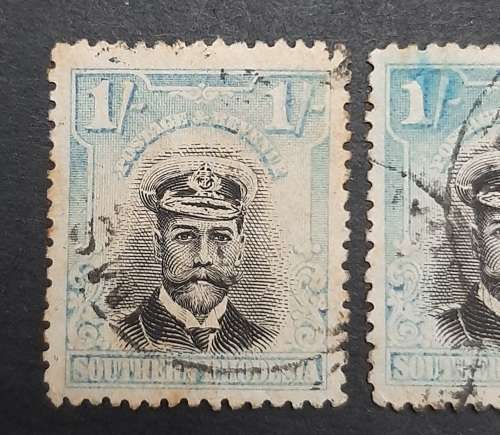 ** 1924 Southern Rhodesia KGV `Admiral` Stamps x3 (USED).**