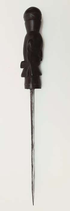** 20th Century Kenya Maasai Herders` Baton Dagger (31cm).**