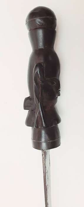 ** 20th Century Kenya Maasai Herders` Baton Dagger (31cm).**