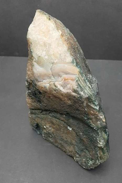 Large South African Ajoite Quartz Mineral Specimen (3.1 kg).