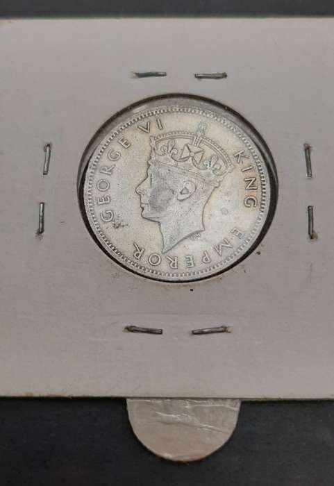 ** RARE : .925 Silver Southern Rhodesia 1939  1 Shilling Coin (VF).**