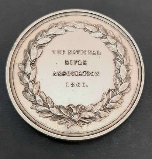 1872 Silver National Rifle Association Medal att. Royal Maritzburg Rifles