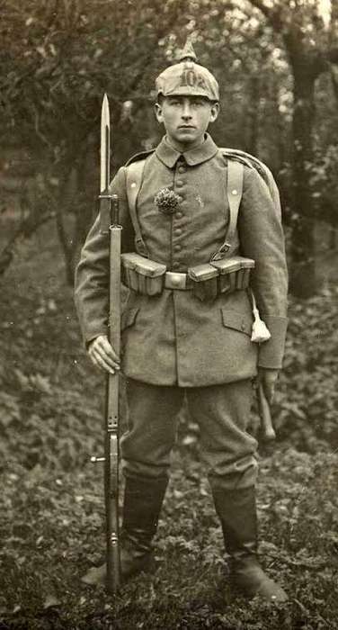 WWI German Ersatz Patt.1916 Steel Bayonet with Scabbard 40cm