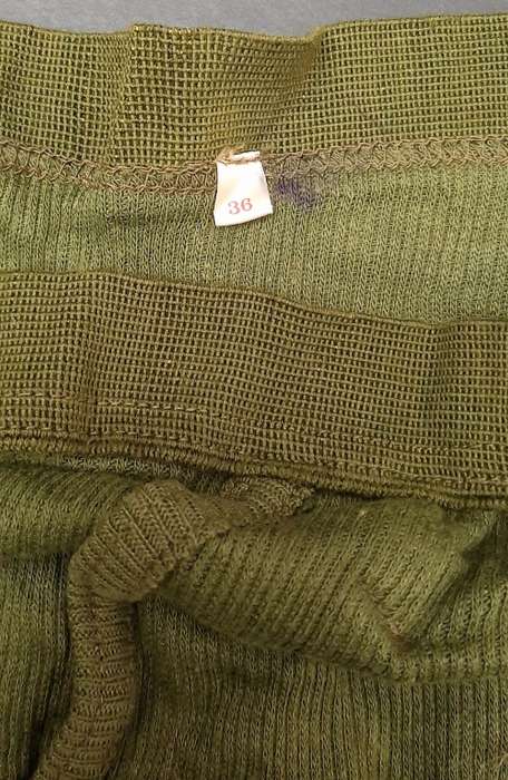 1970s Green Rhodesian Issue Underwear x2 (Size 36 & 38)