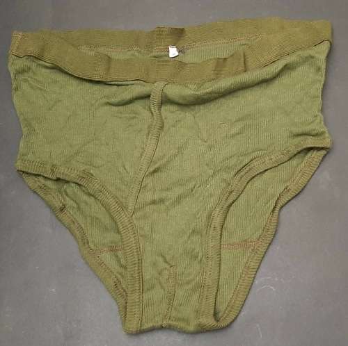 1970s Green Rhodesian Issue Underwear x2 (Size 36 & 38)