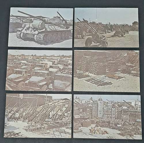 **Border War:  Lot 6 x Assorted 1981 Operation Protea SADF Propaganda Postcards (UNUSED).**