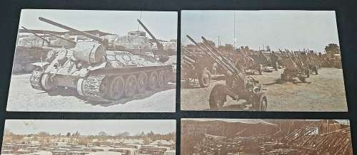 **Border War:  Lot 6 x Assorted 1981 Operation Protea SADF Propaganda Postcards (UNUSED).**