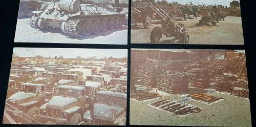 **Border War:  Lot 6 x Assorted 1981 Operation Protea SADF Propaganda Postcards (UNUSED).**