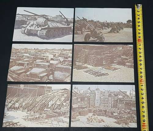 **Border War:  Lot 6 x Assorted 1981 Operation Protea SADF Propaganda Postcards (UNUSED).**