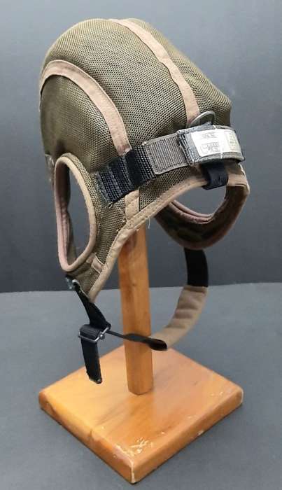 BID PER ITEM : 1980s Ratel AFV Padded Helmet Liners by Grinel (TOTAL: x 16).